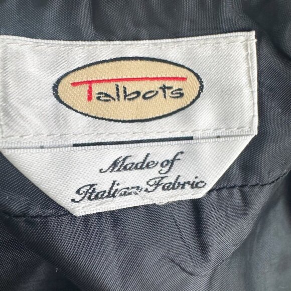 Talbots Italian Fabric Plaid Tartan Style Wrap Midi Skirt M - Picture 2 of 9